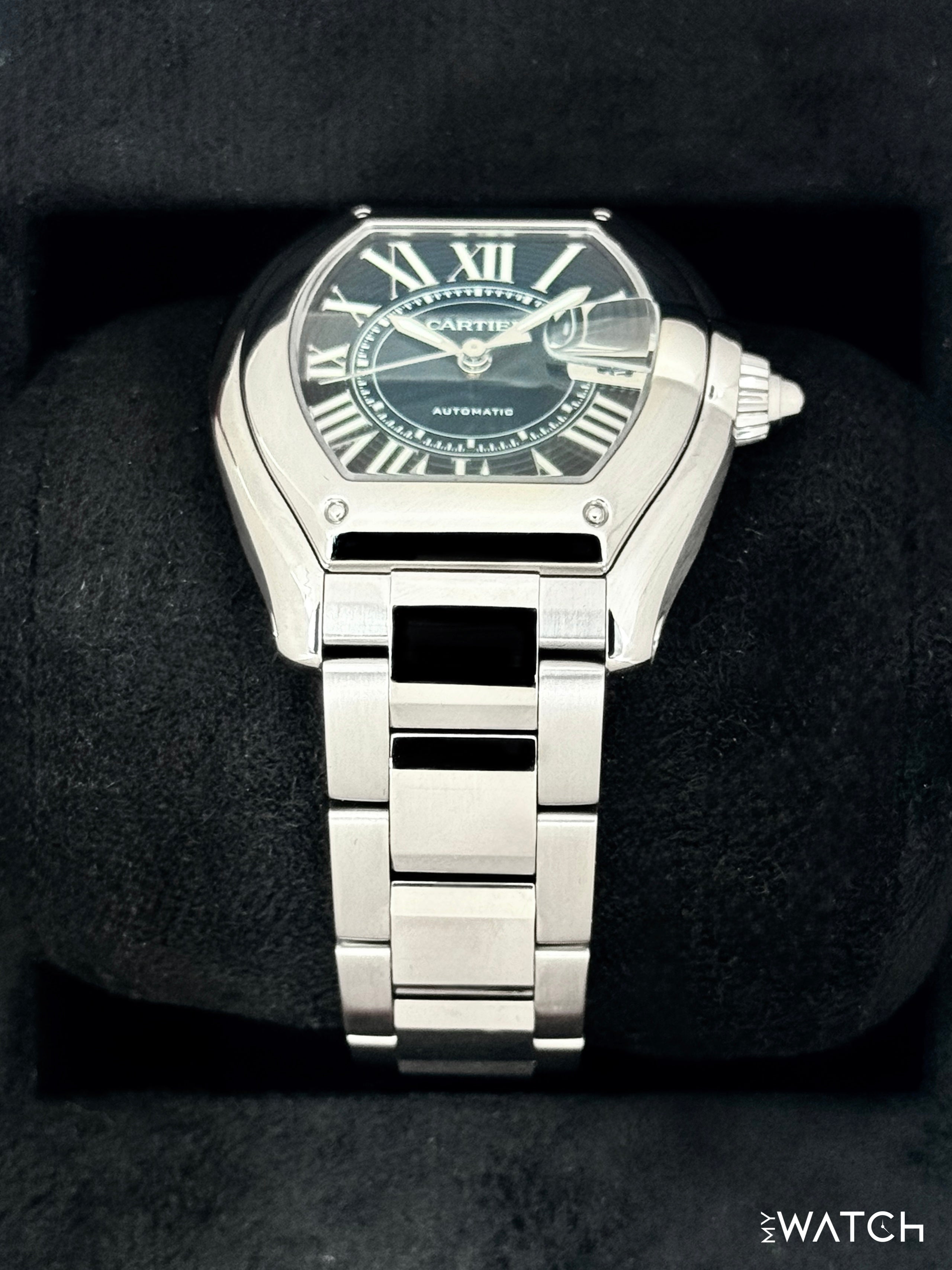 2026 Cartier Roadster 47.2mm WSRD0014 Stainless Steel Blue Dial (Large