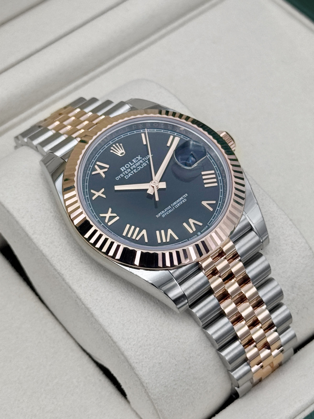 NEW 2026 Rolex Datejust 41mm 126331 Two-Tone Black Roman Numeral Dial