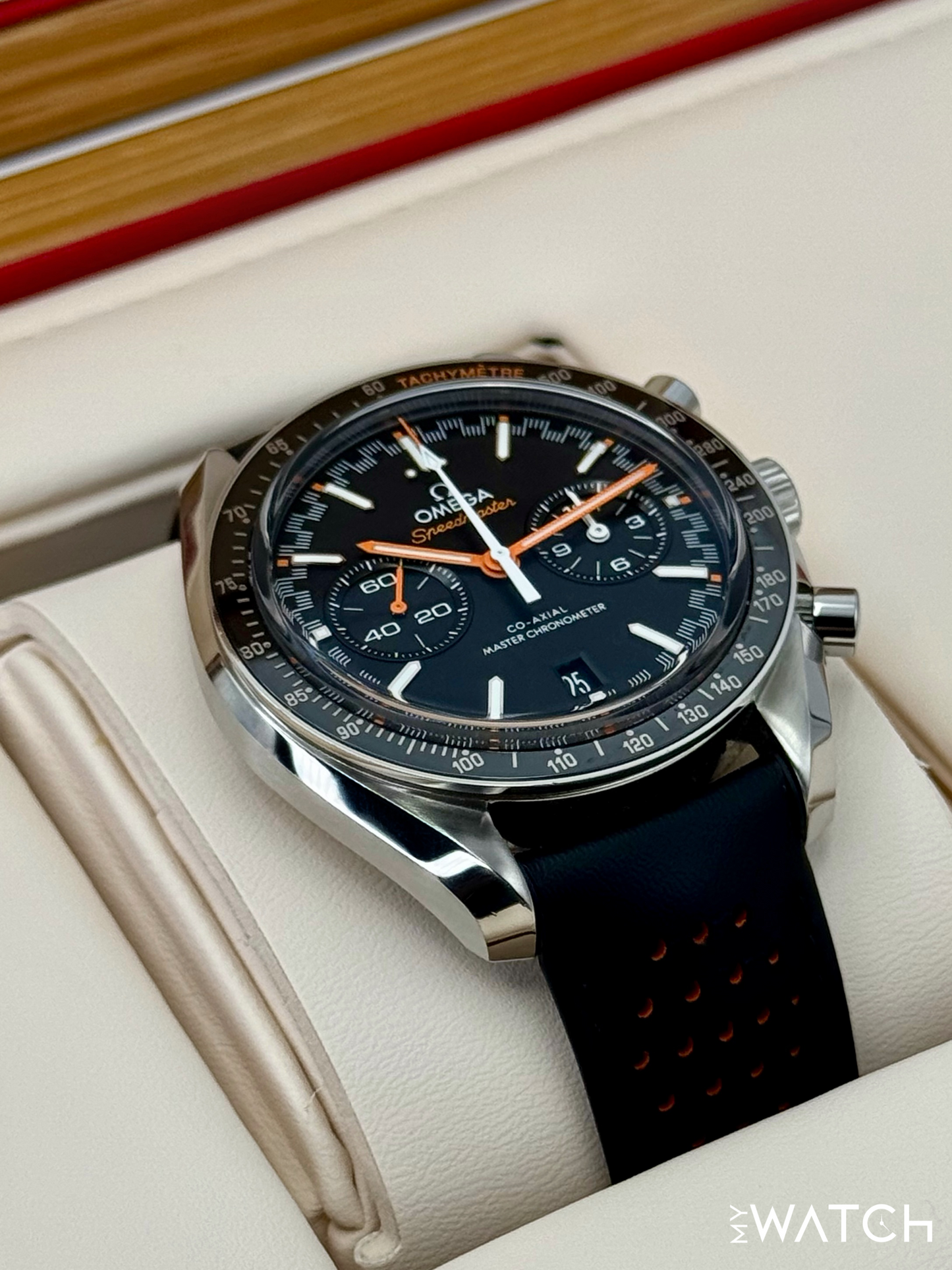 2023 Omega Speeedmaster Racing 44.2mm 329.32.44.51.01.001 Black Dial