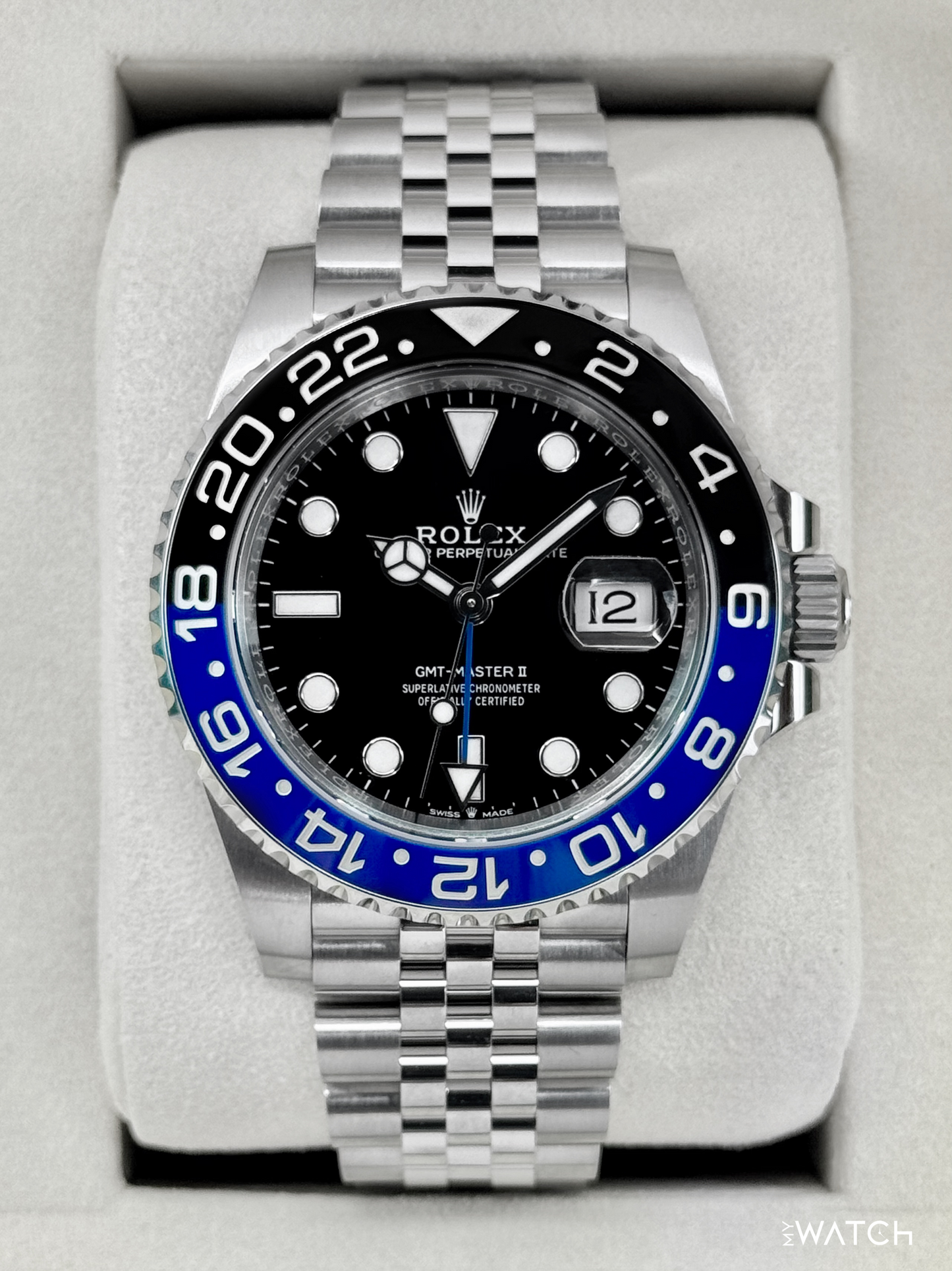 NEW 2025 Rolex GMT-Master II "Batgirl" 40mm 126710BLNR Jubilee - MyWatchLLC