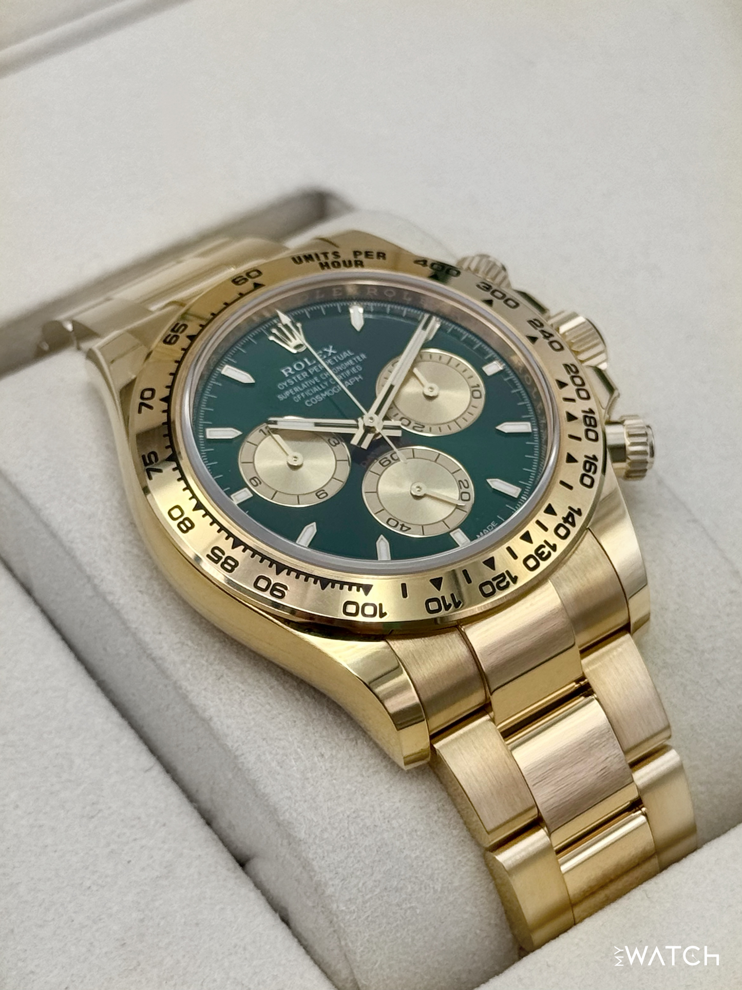 2025 Rolex Daytona "John Mayer" 40mm 126508 Yellow Gold Green Dial - MyWatchLLC