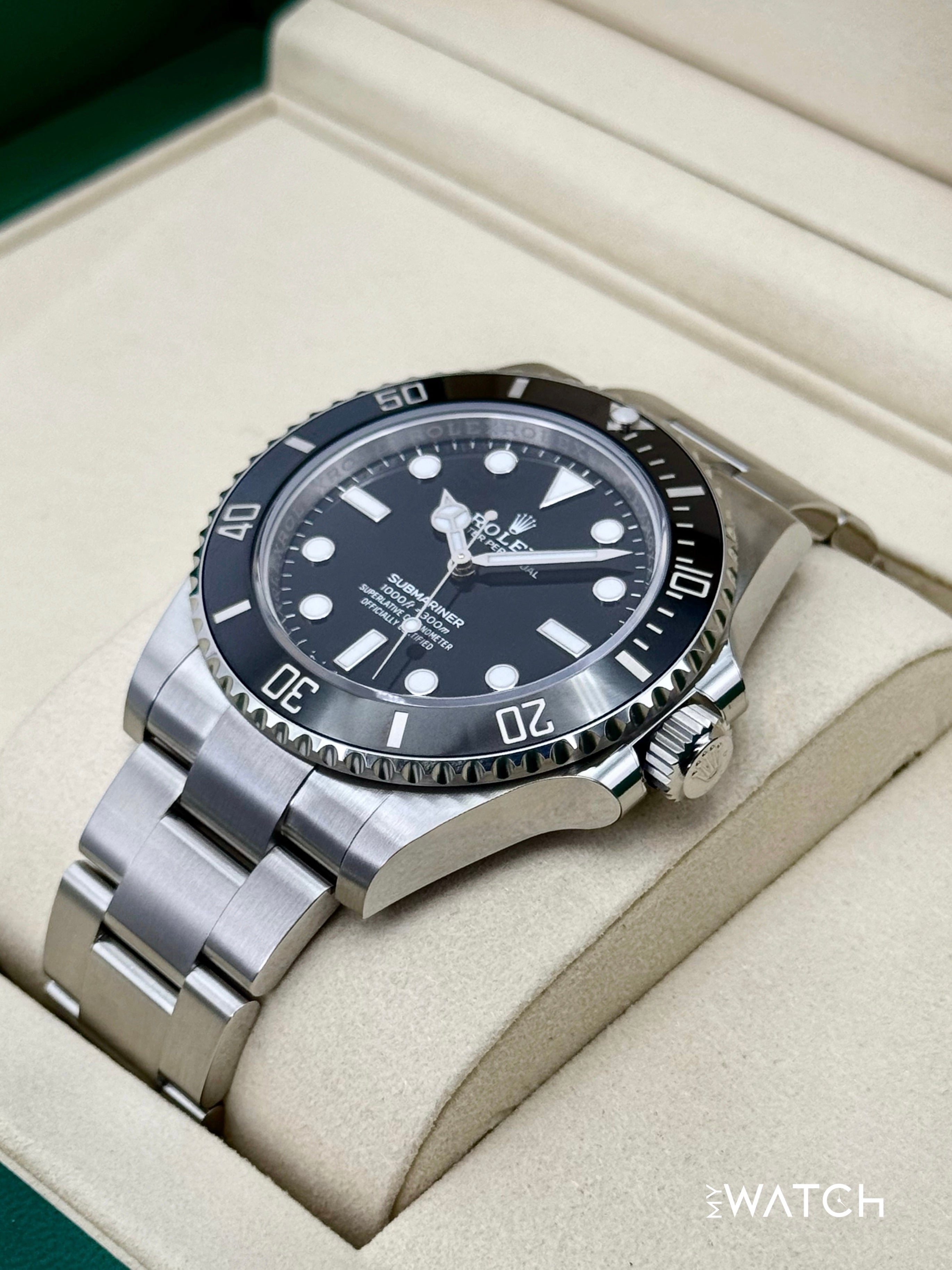 NEW 2025 Rolex Submariner 41mm 124060 Stainless Steel Black Dial (STIC