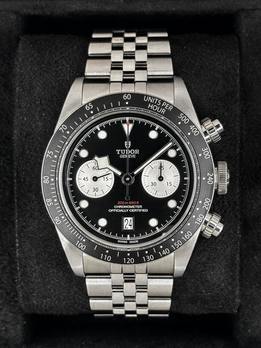 2025 Tudor Black Bay Chrono "Reverse Panda" 41mm 79360N Stainless Steel Black Dial