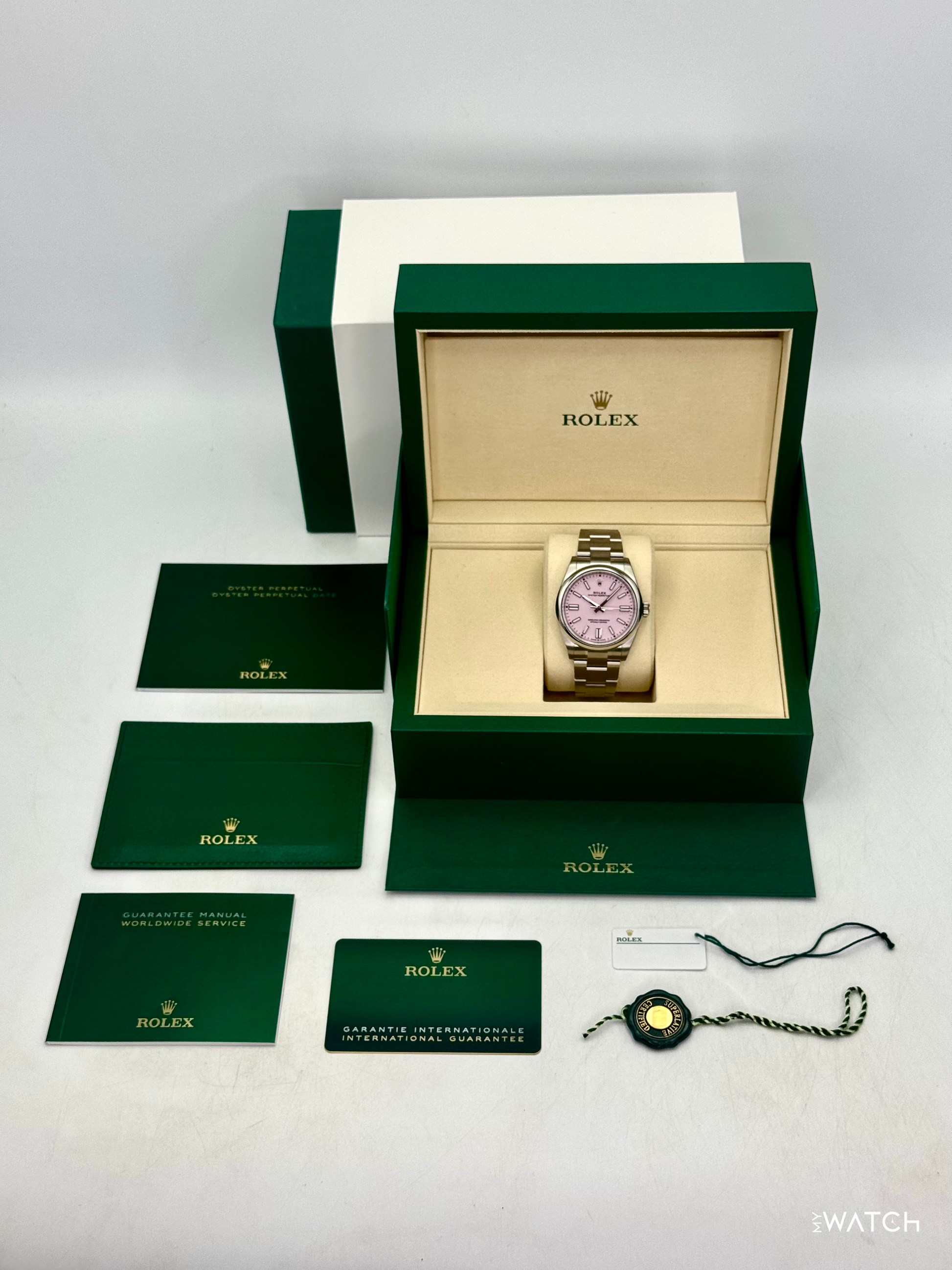 NEW 2026 Rolex Oyster Perpetual 41mm 134300 Candy Pink Dial (STICKERED) - MyWatchLLC