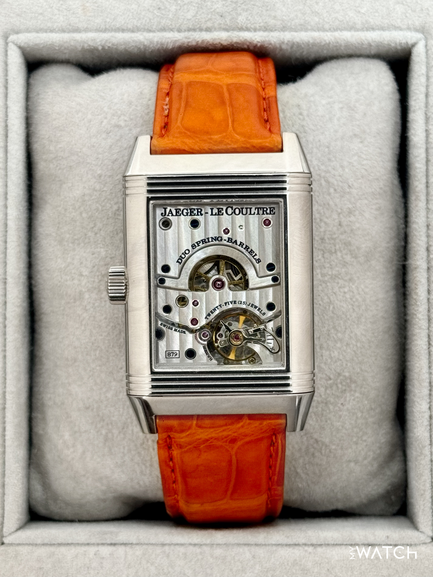Jaeger-Coultre Reverso Sepatantieme 29mm Q3006420 Platinum Grey Dial