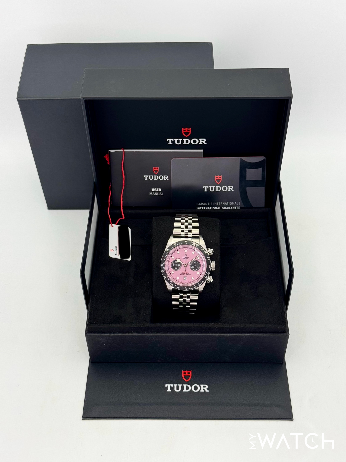 2025 Tudor Black Bay Chrono 41mm 79360N Stainless Steel Pink Dial - MyWatchLLC