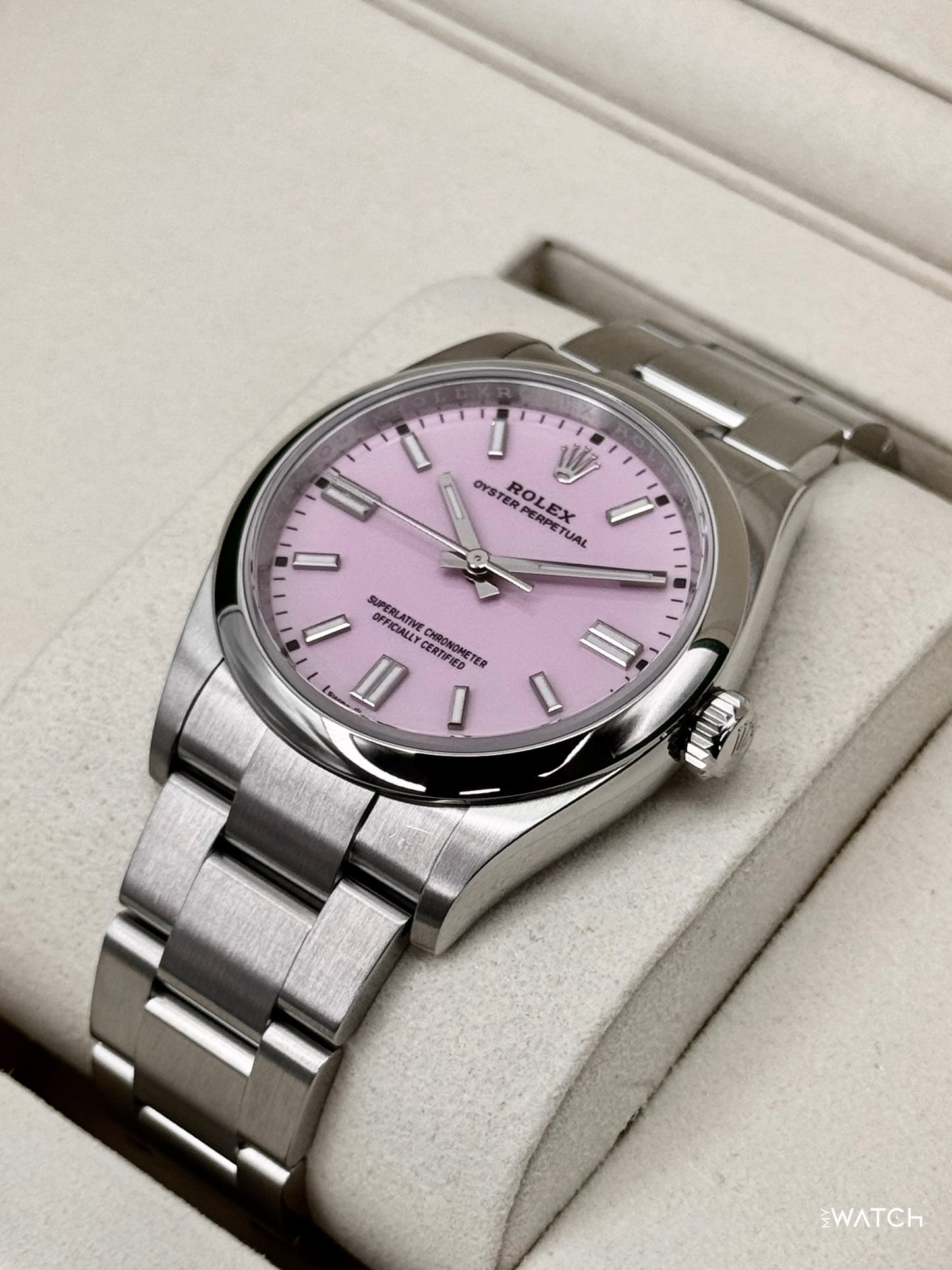 NEW 2026 Rolex Oyster Perpetual 36mm 126000 Candy Pink Dial - MyWatchLLC