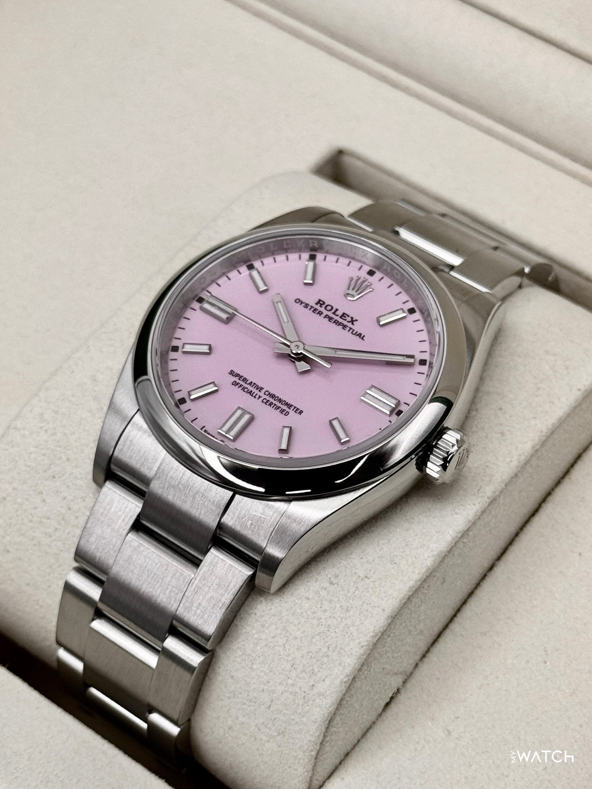 NEW 2026 Rolex Oyster Perpetual 36mm 126000 Candy Pink Dial - MyWatchLLC