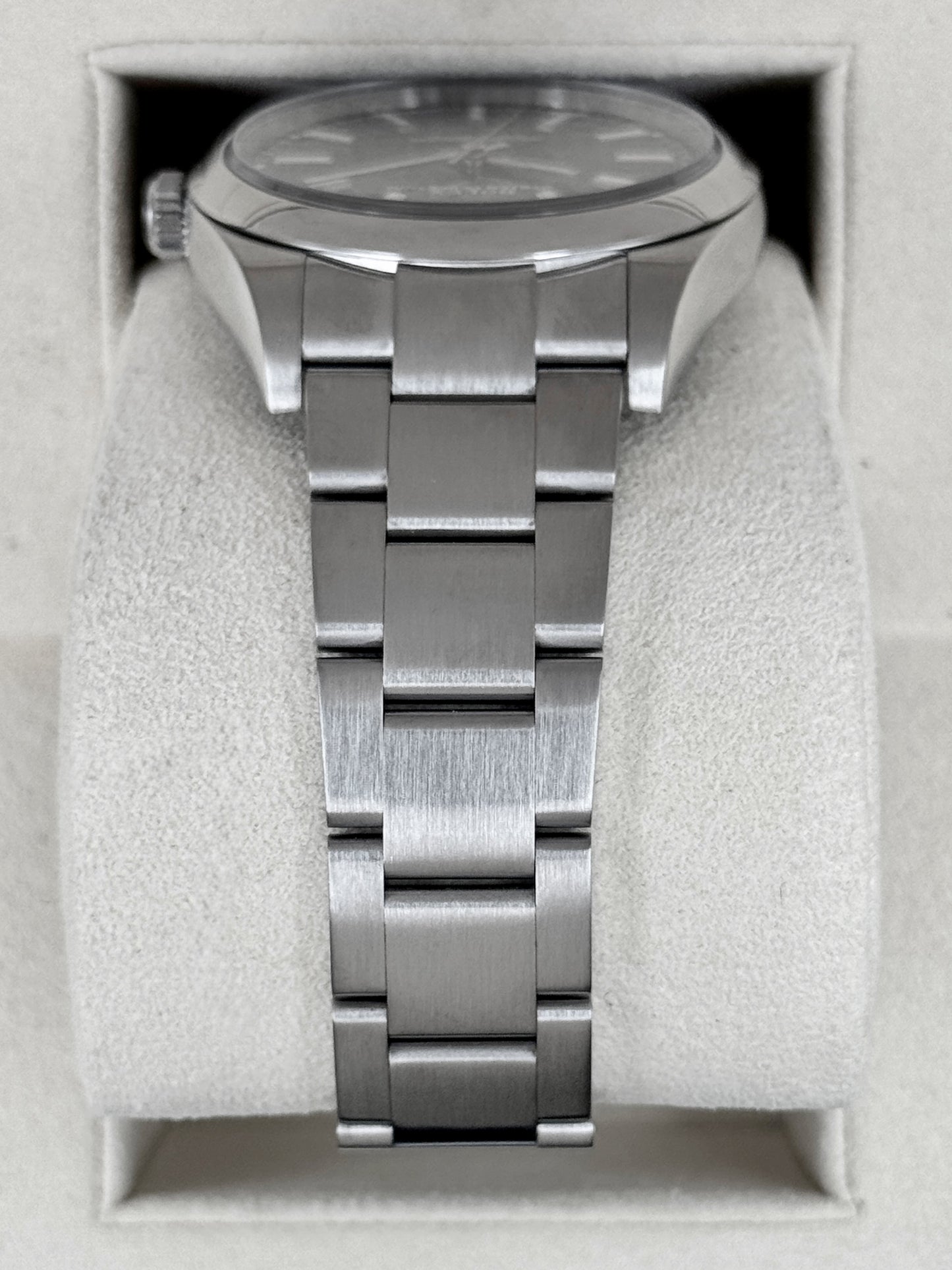 2019 Rolex Oyster Perpetual 39mm 114300 Stainless Steel Black Dial