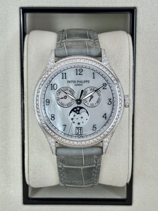 NEW 2026 Patek Philippe Annual Calendar 38mm 4948G White Gold Mother of Pearl Dial