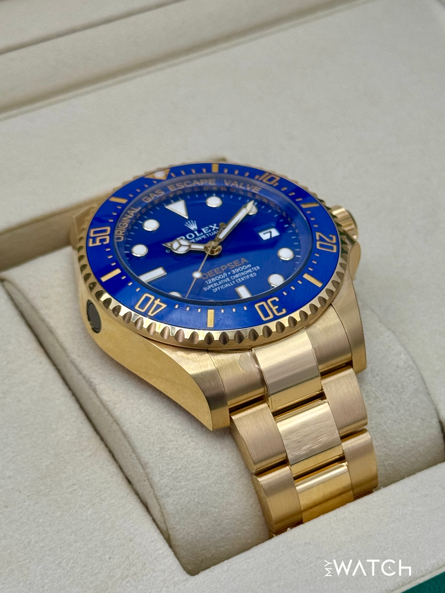 NEW 2025 Rolex Deepsea 44mm 136668LB Yellow Gold Blue Dial (STICKERED)