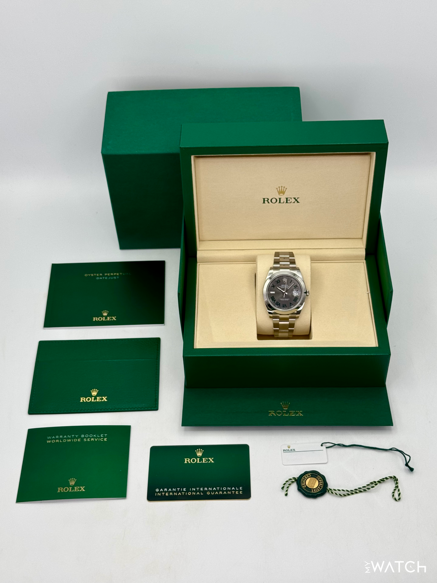 NEW 2025 Rolex Datejust 41mm 126300 Wimbledon Dial Oyster