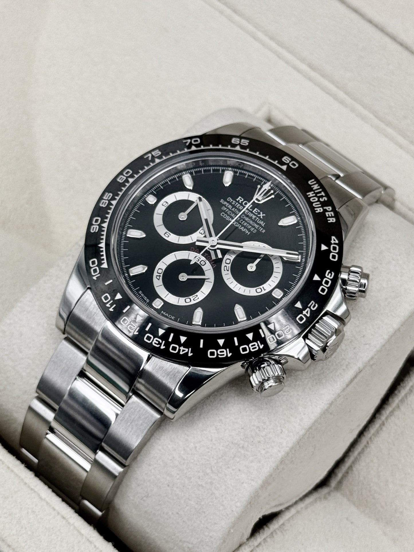 2023 Rolex Daytona 40mm 116500LN Stainless Steel Black Dial