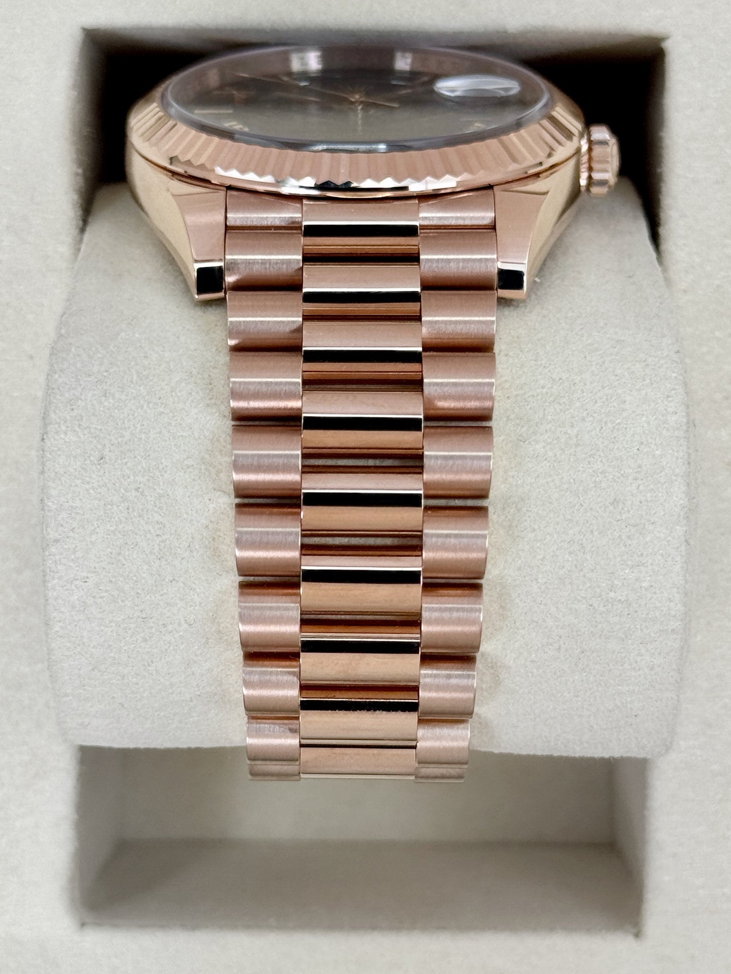 2025 Rolex Day-Date 40mm 228235 Presidential Slate Ombre Dial