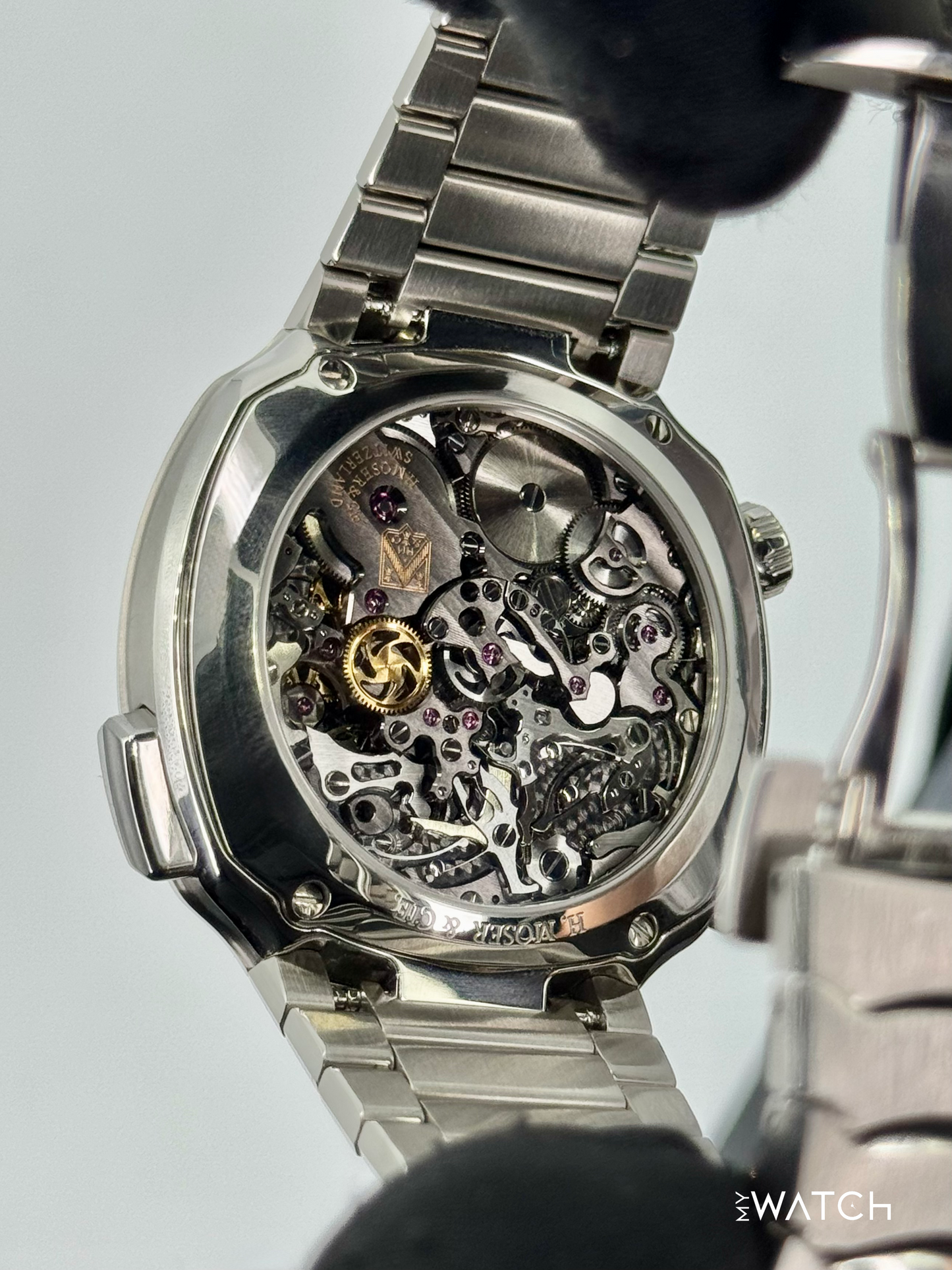 2025 H. Moser & Cie. Streamliner Flyback Chronograph 42.3mm 6907-1200 Blue Dial - MyWatchLLC