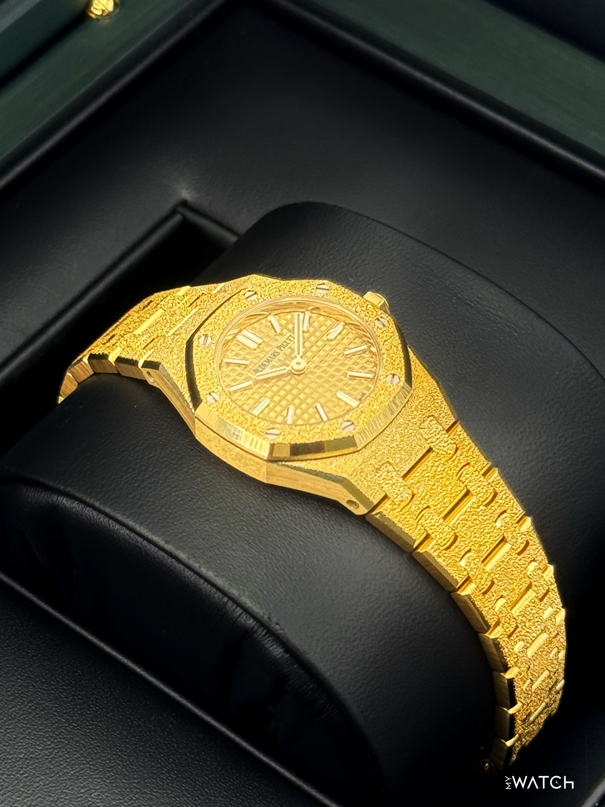 NEW 2026 Audemars Piguet Royal Oak Mini Frosted 23mm 67630BA Yellow Gold Dial - MyWatchLLC