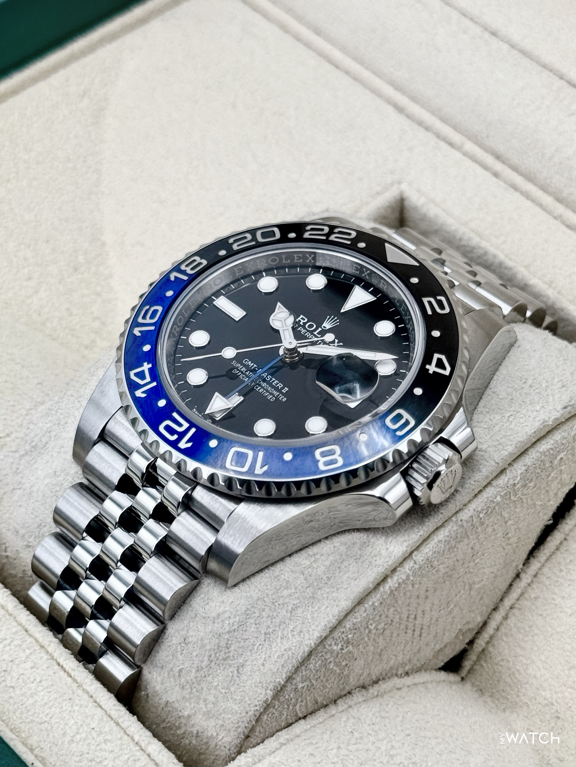2024 Rolex GMT-Master II "Batgirl" 40mm 126710BLNR Jubilee - MyWatchLLC