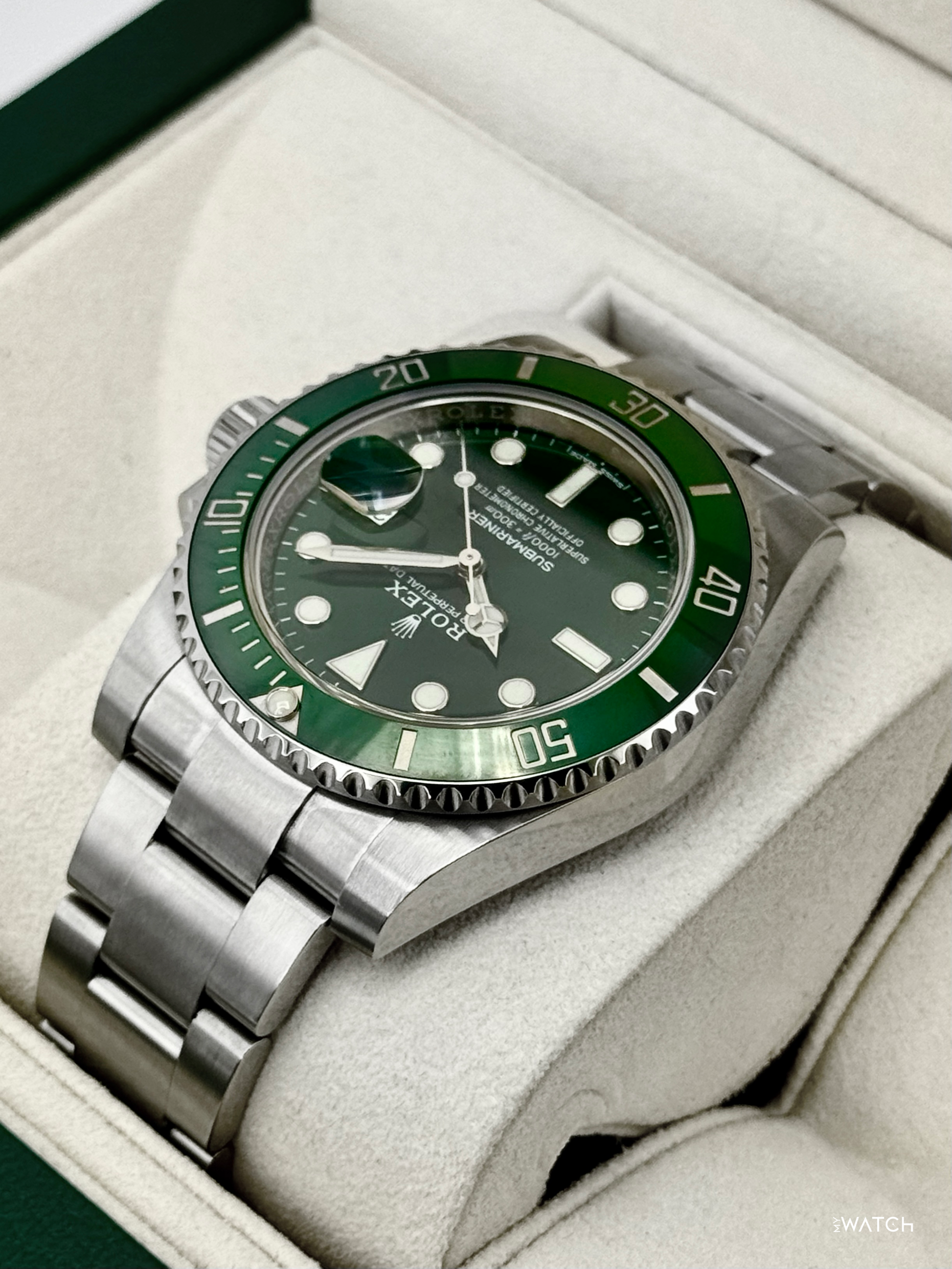 2017 Rolex Submariner “Hulk” 40mm 116610LV Green Dial - MyWatchLLC