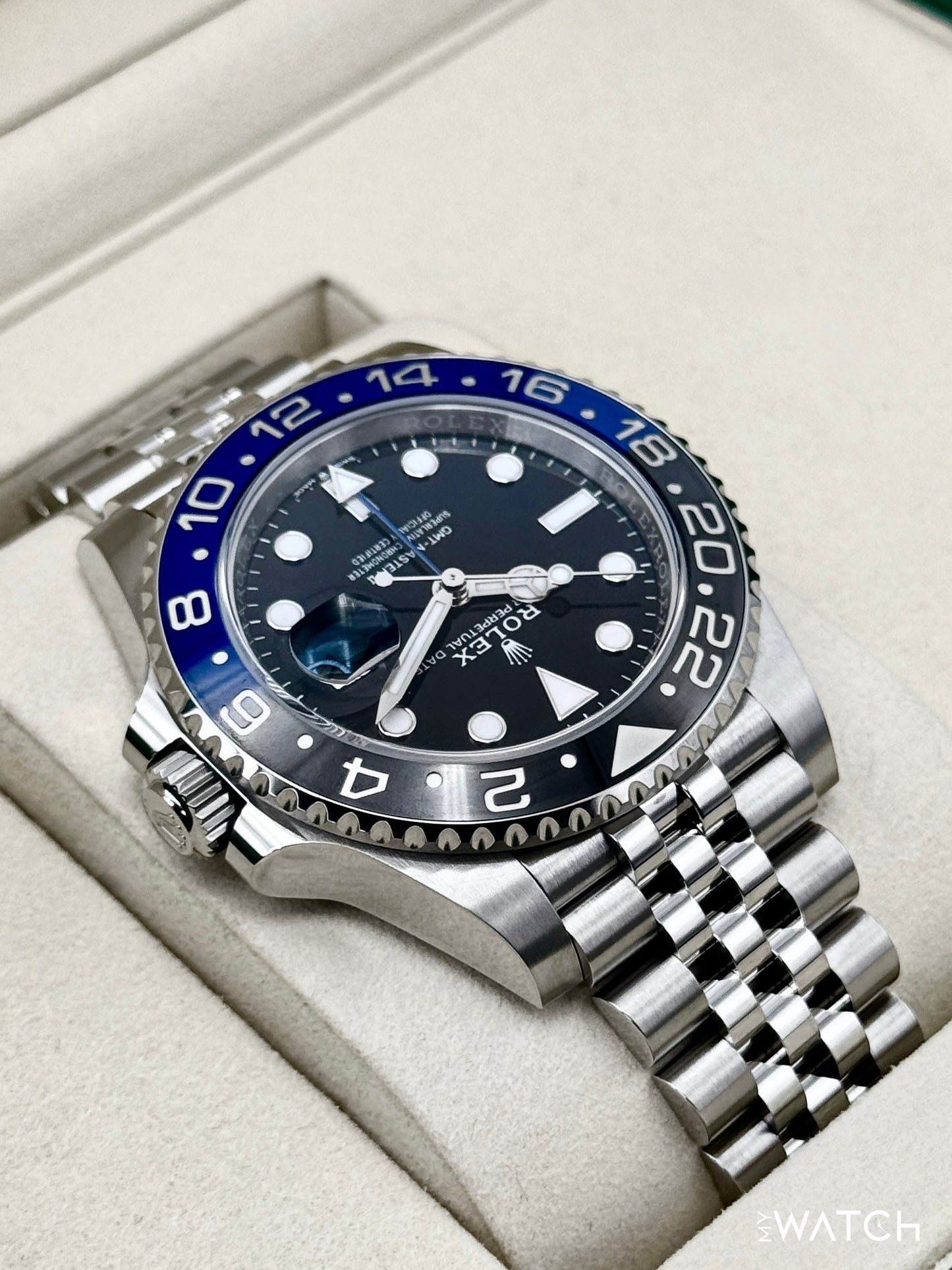 NEW 2025 Rolex GMT-Master II "Batgirl" 40mm 126710BLNR Jubilee - MyWatchLLC