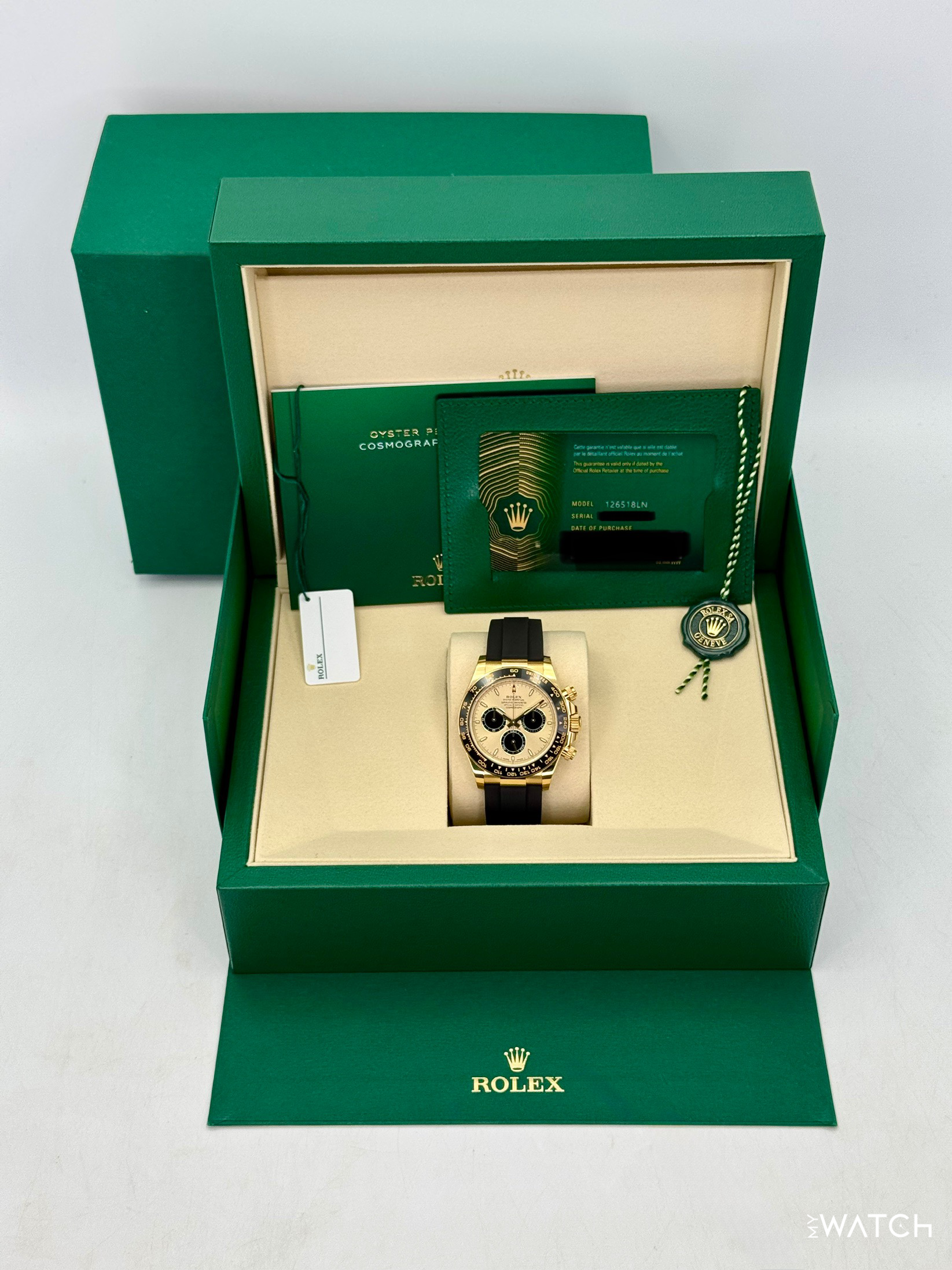 NEW 2025 Rolex Daytona 40mm 126518LN Yellow Gold Champagne Dial - MyWatchLLC