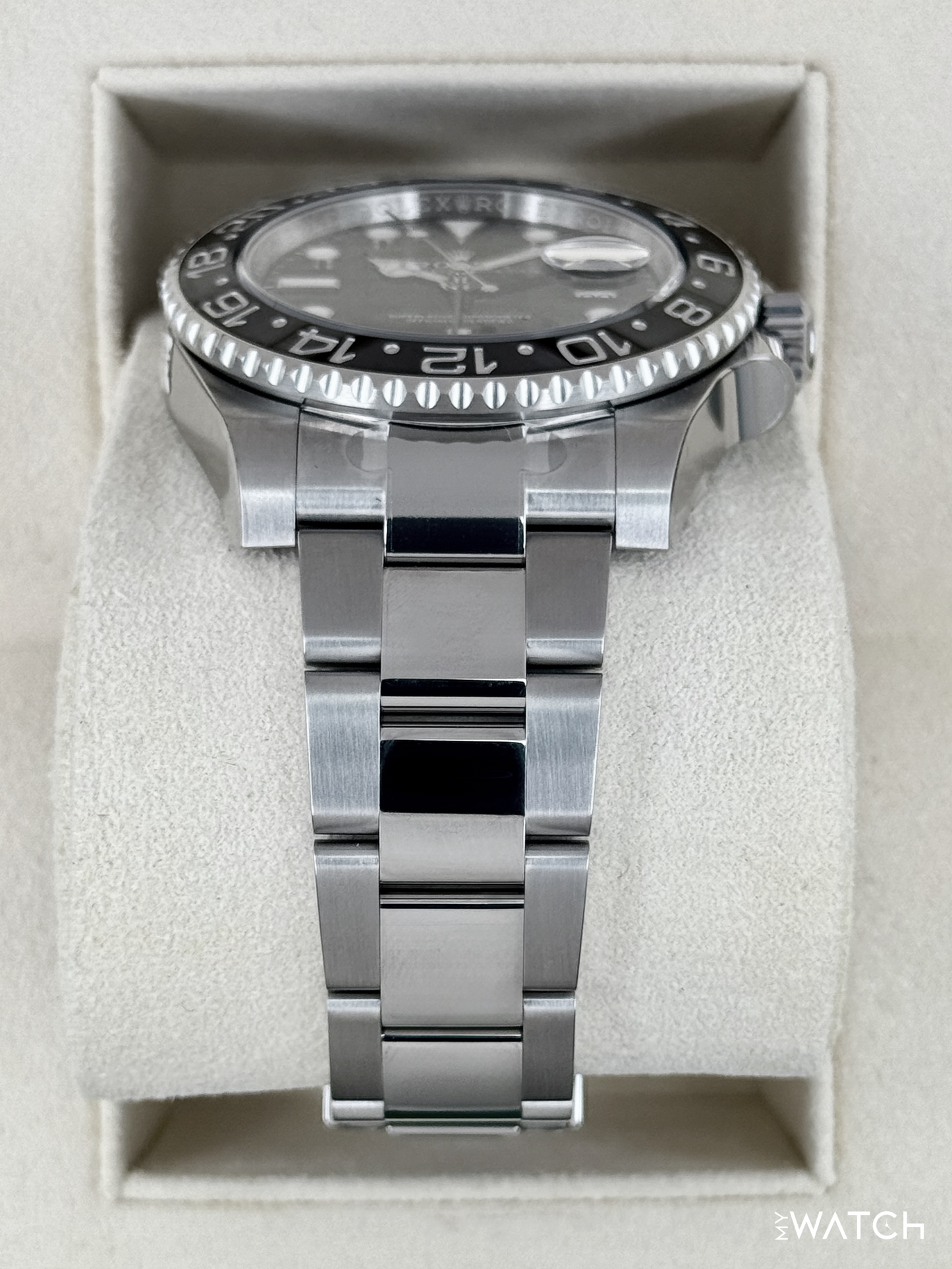 NEW OLD STOCK 2019 Rolex GMT-Master II 40mm 116710LN Stainless Steel Black Dial (STICKERED) - MyWatchLLC