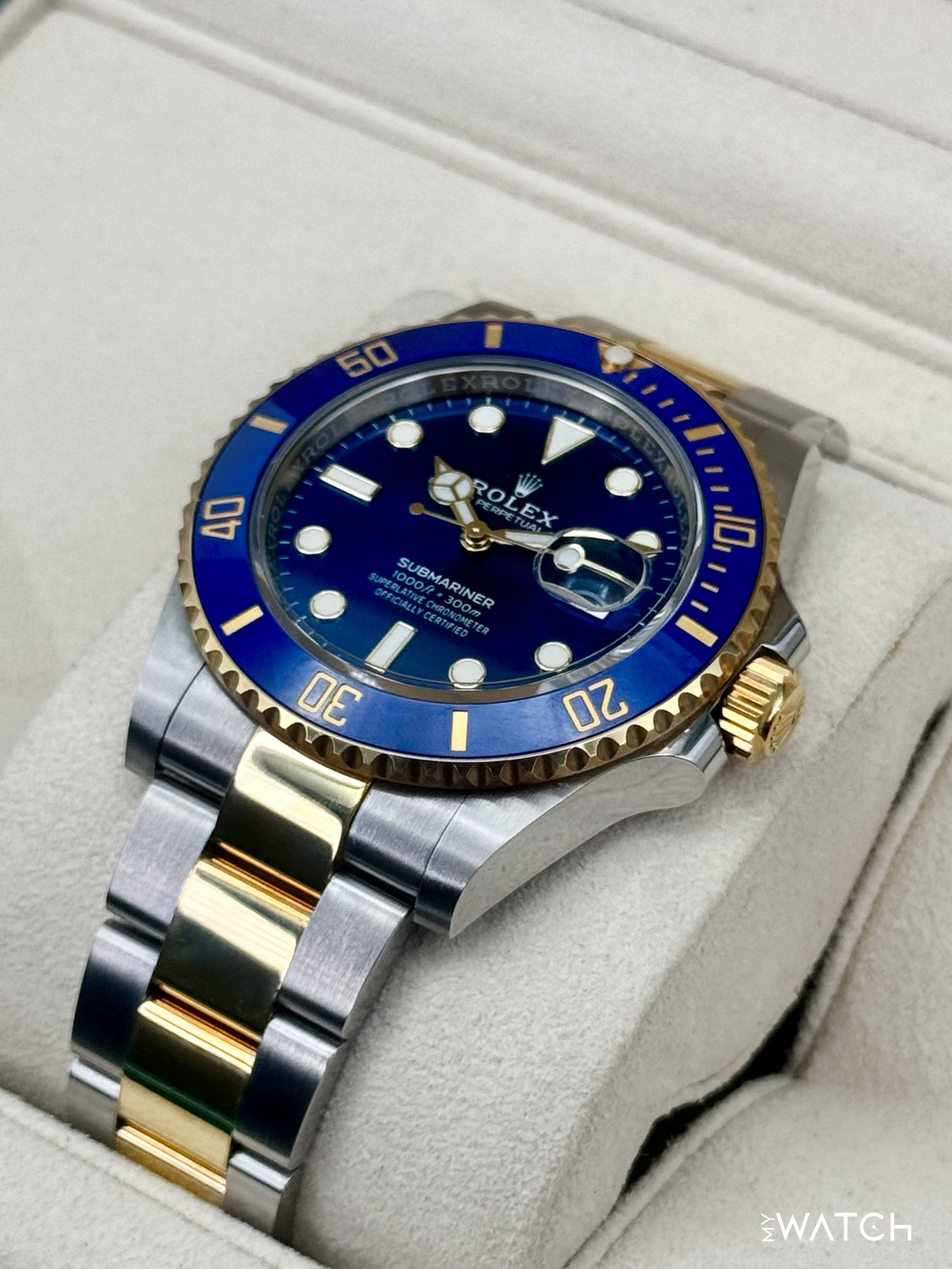 2022 Rolex Submariner "Bluesy" 41mm 126613LB Two-Tone Blue Dial - MyWatchLLC