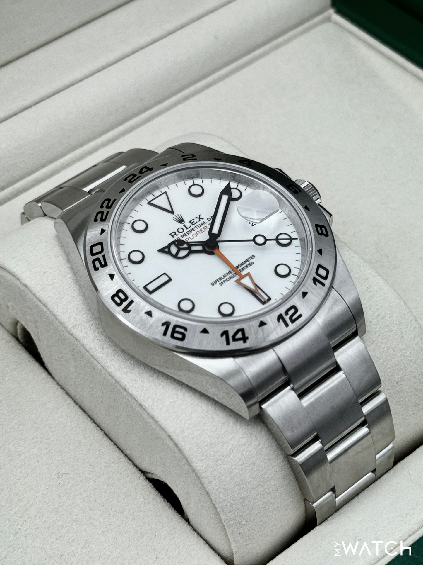 NEW 2026 Rolex Explorer II 42mm 226570 Polar White Dial (STICKERED) - MyWatchLLC