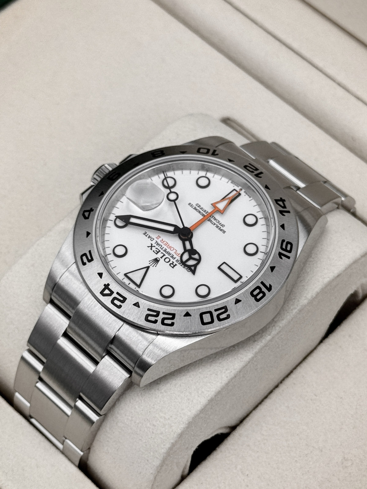 2025 Rolex Explorer II 42mm 226570 Polar White Dial
