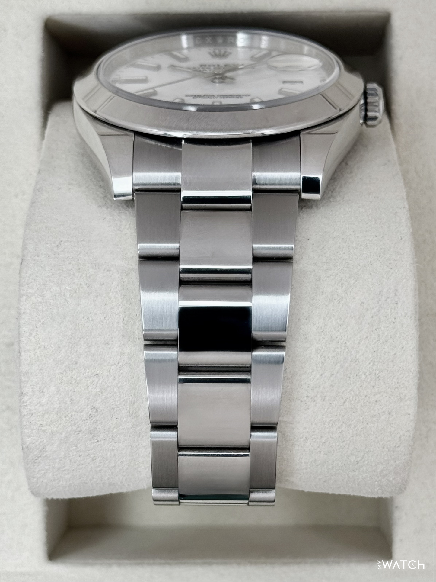 2025 Rolex Datejust 41mm 126300 Stainless Steel Oyster White Dial