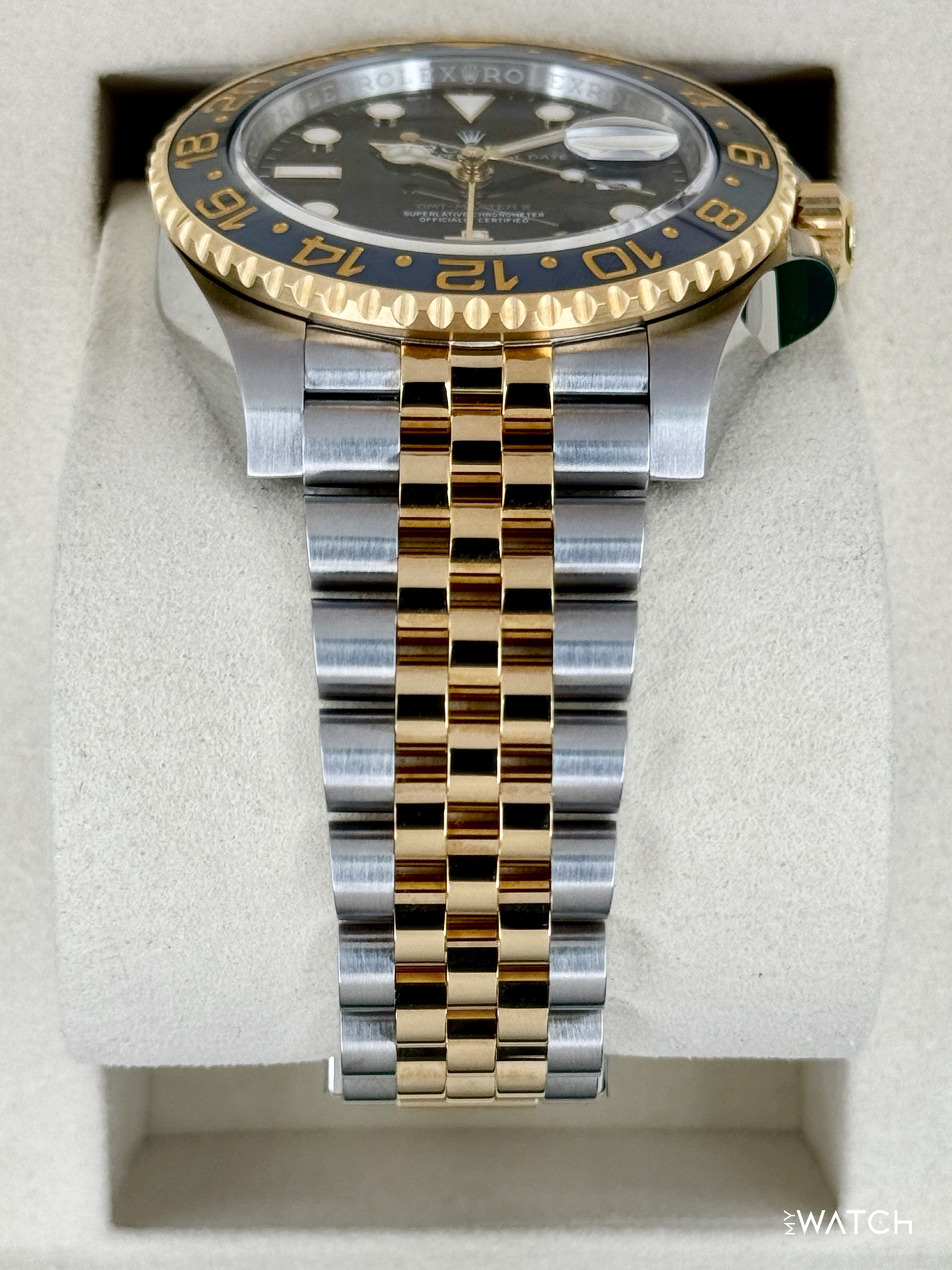 NEW 2026 Rolex GMT-Master II 40mm 126713GRNR Two-Tone Jubilee (STICKERED) - MyWatchLLC