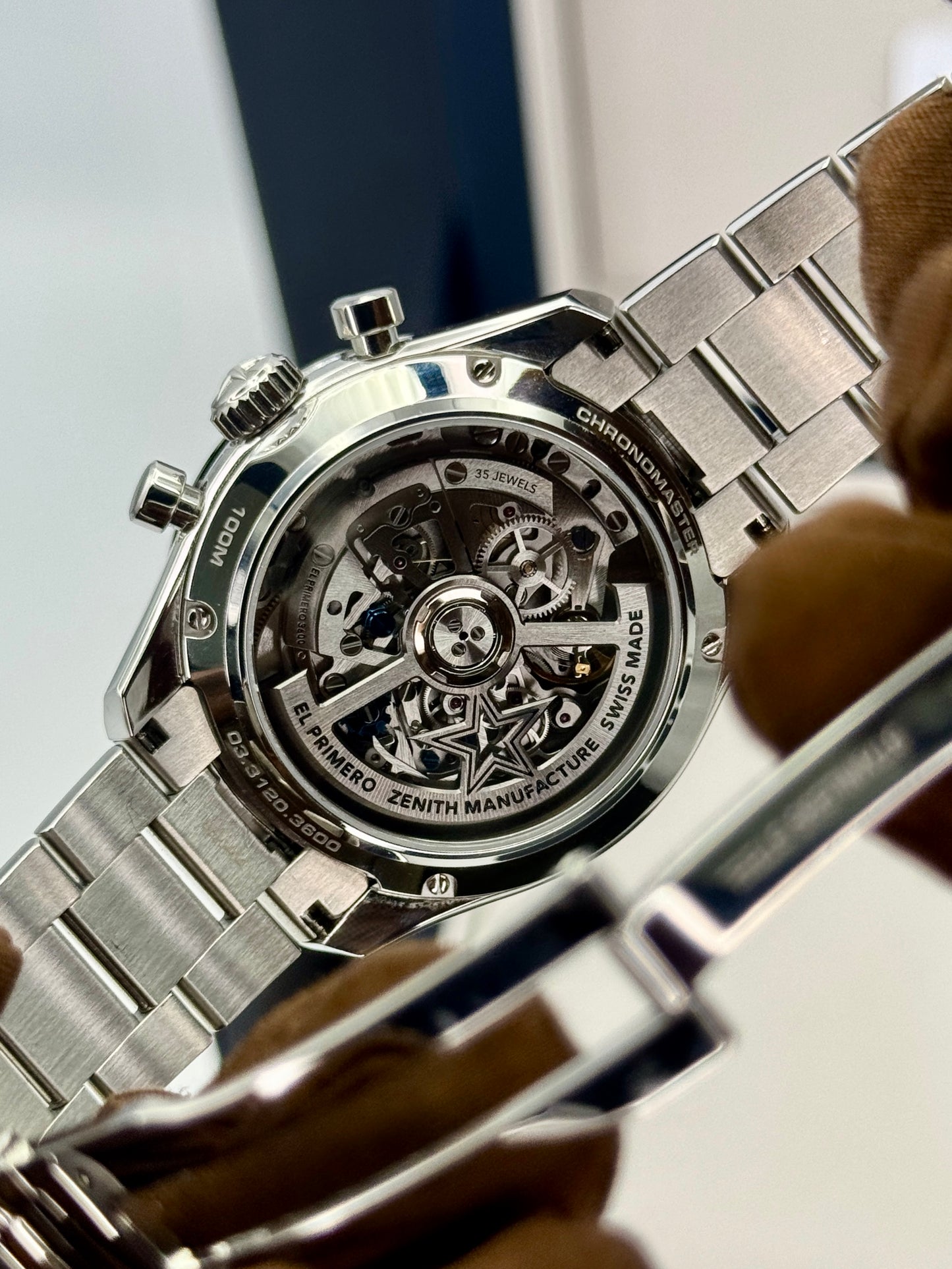 2025 Zenith Chronomaster Sport 41mm 03.3120.3600/76.M3100 Stainless Steel Meteorite Dial