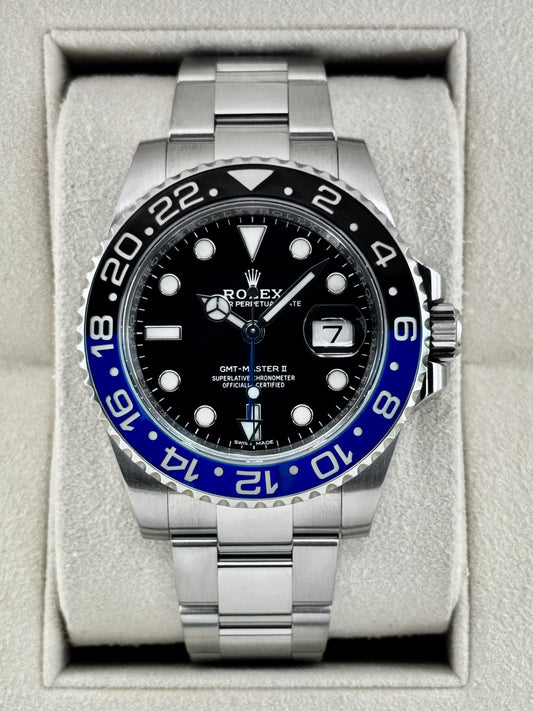 2020 Rolex GMT-Master II "Batman" 40mm 116710BLNR Oyster (NFC CARD)