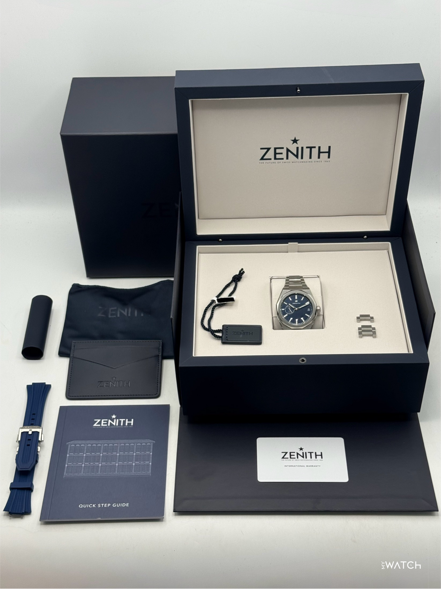 NEW 2026 Zenith Defy Skyline 41mm 03.9300.3620/51.1001 Stainless Steel Blue Dial - MyWatchLLC
