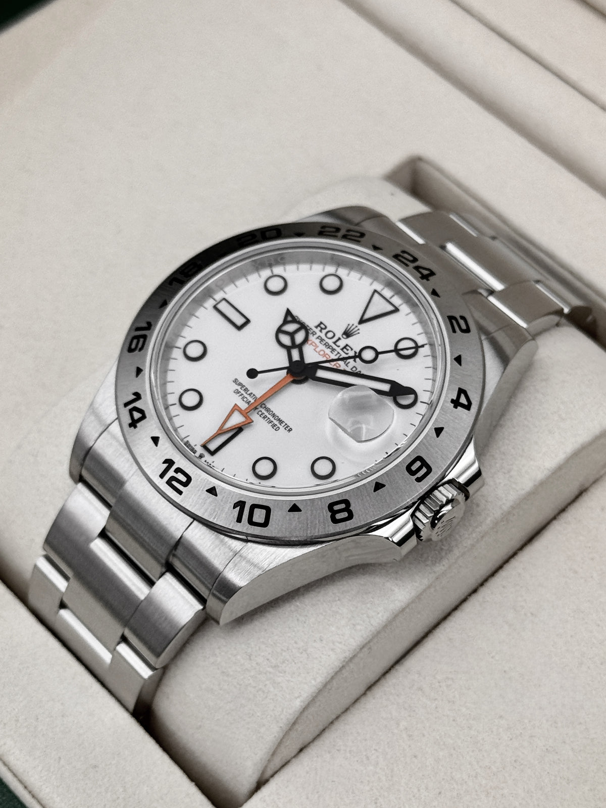 2025 Rolex Explorer II 42mm 226570 Polar White Dial