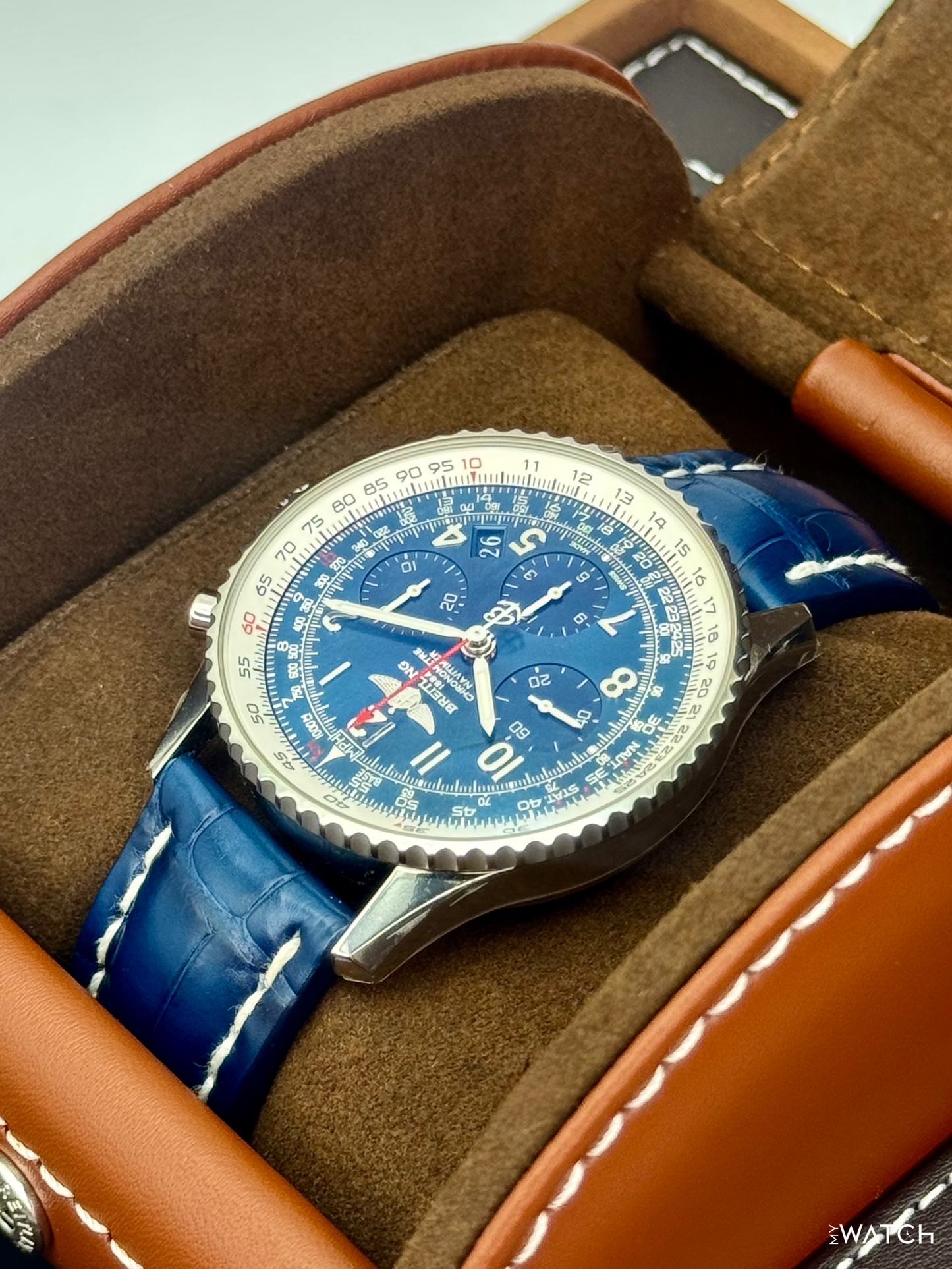 Breitling Navitimer 01 Limited Edition 43mm AB0121 Stainless Steel Blue Dial