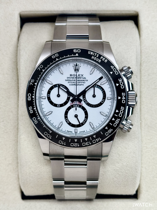 NEW 2026 Rolex Daytona 40mm 126500LN Stainless Steel Panda Dial - MyWatchLLC