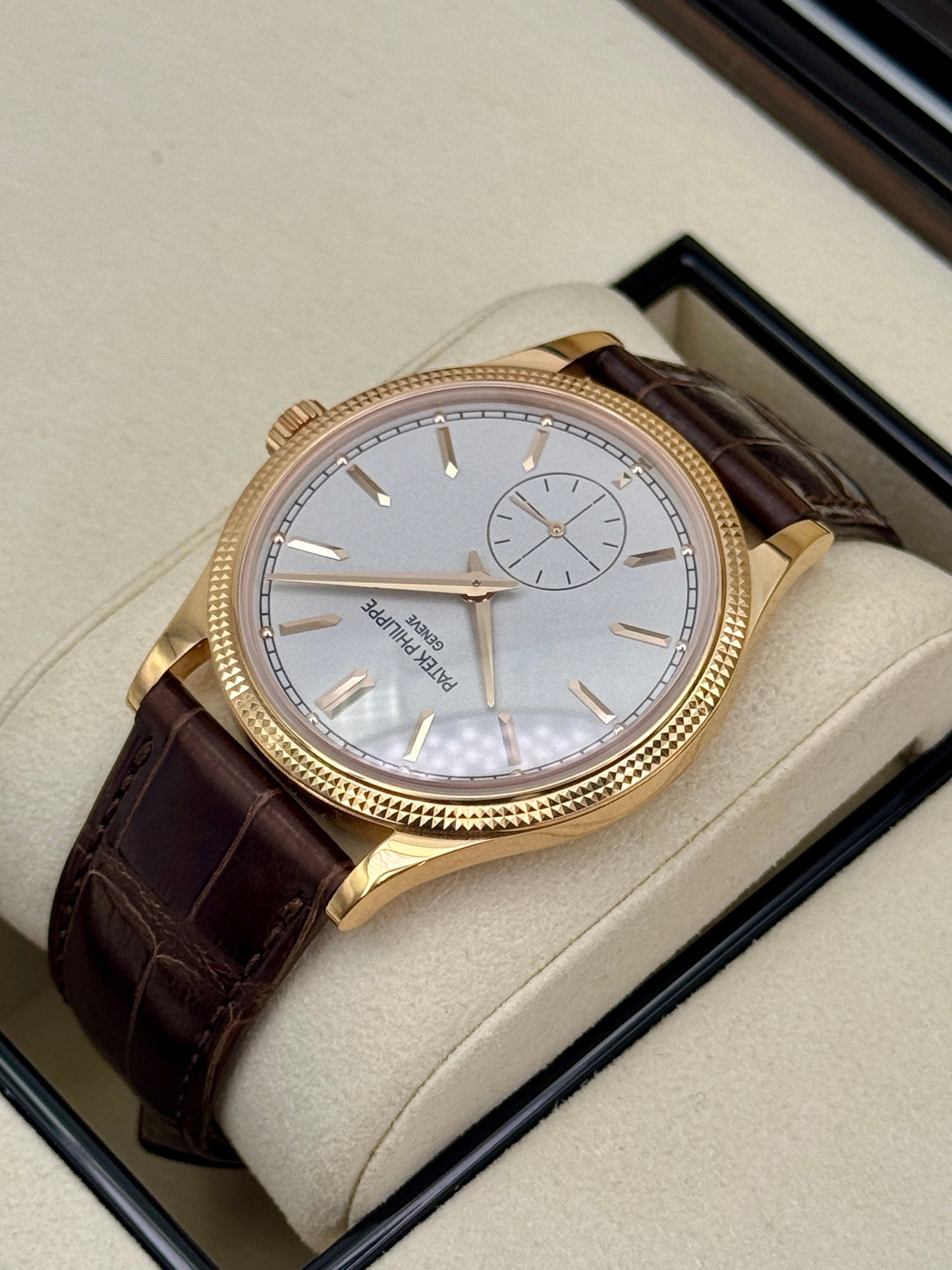2025 Patek Philippe Calatrava 40mm 6119R Rose Gold White Dial