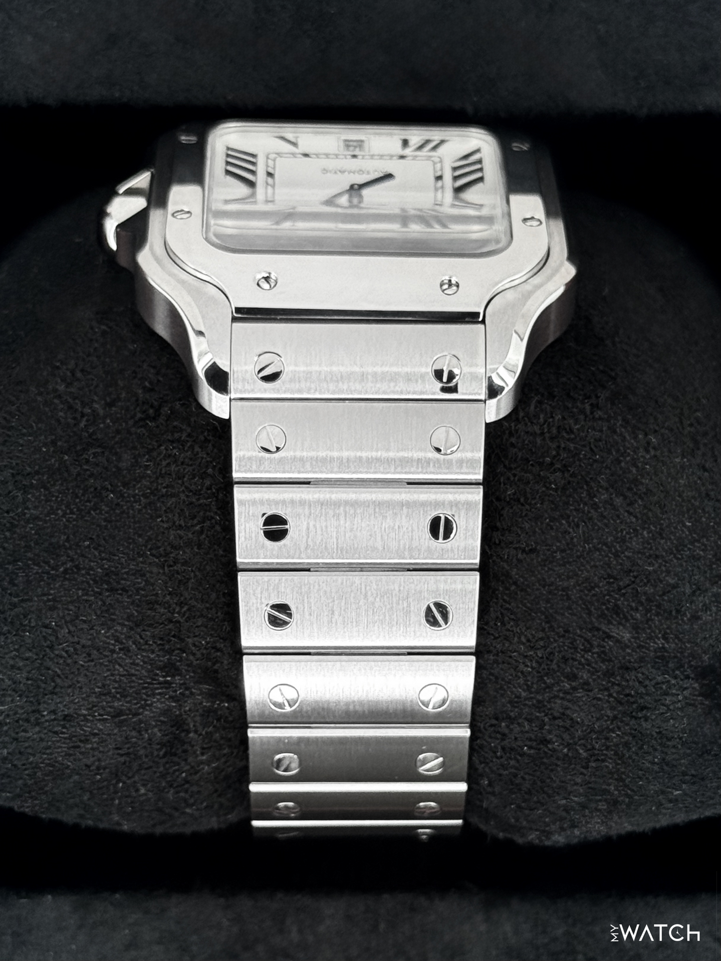 2025 Santos De Cartier 39.8mm WSSA0018 Stainless Steel White Dial - MyWatchLLC