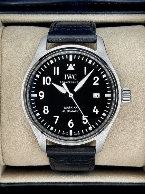 2026 IWC Pilot's Watch Mark XX 40mm IW328201 Stainless Steel Black Dial