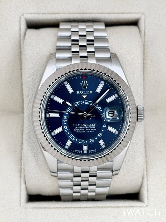 2024 Rolex Sky-Dweller 42mm 336934 Jubilee Blue Dial