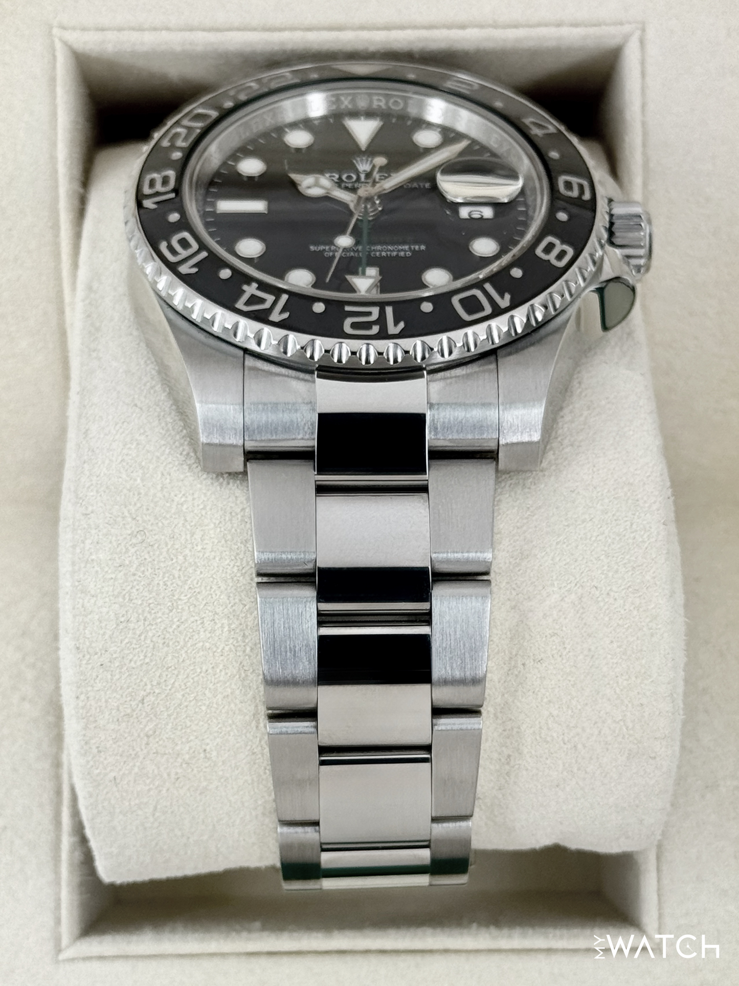 2018 Rolex GMT-Master II 40mm 116710LN Stainless Steel Black Dial - MyWatchLLC