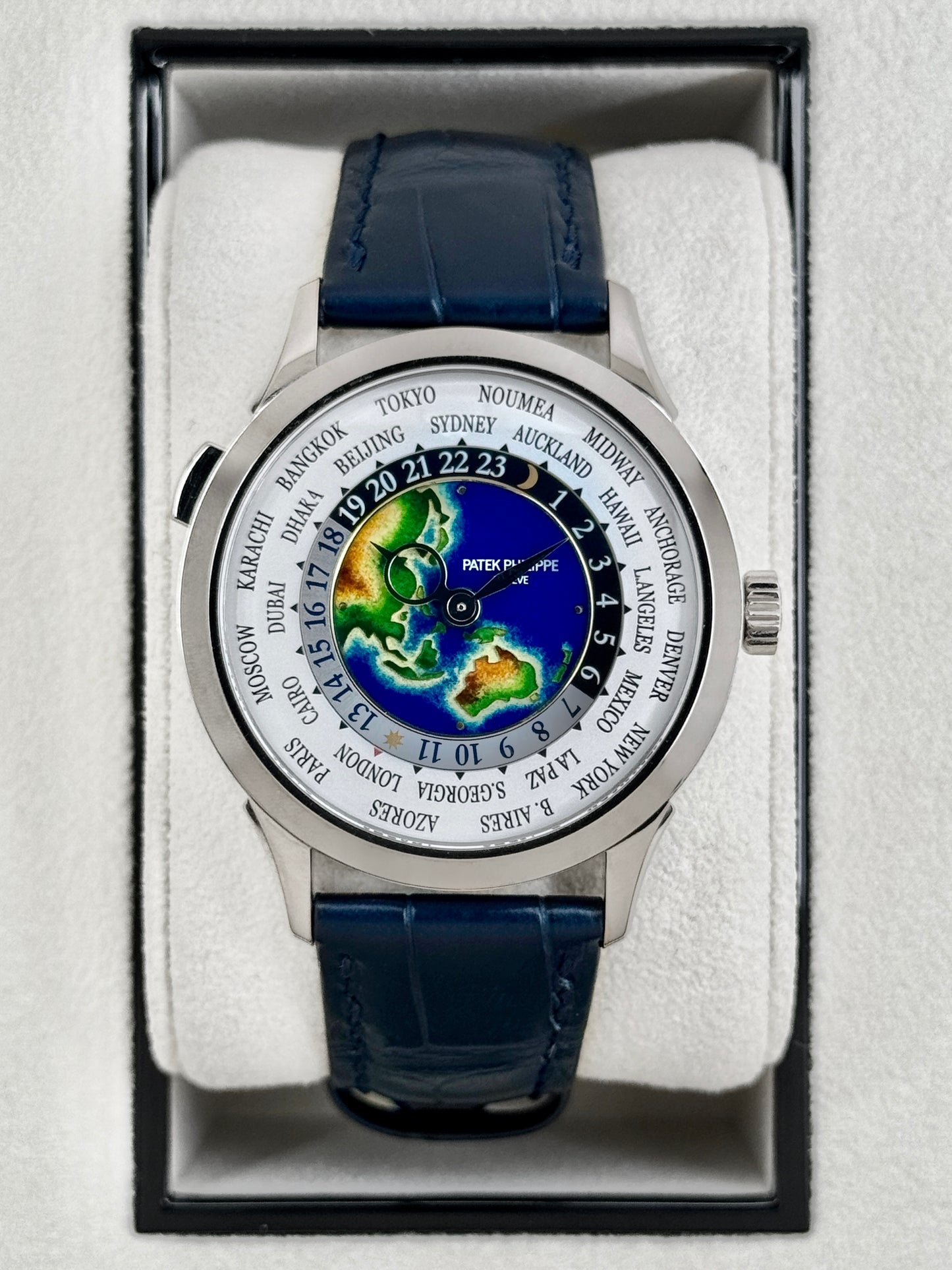 2024 Patek Philippe World Time Complications 38.5mm 5231G White Gold White Dial