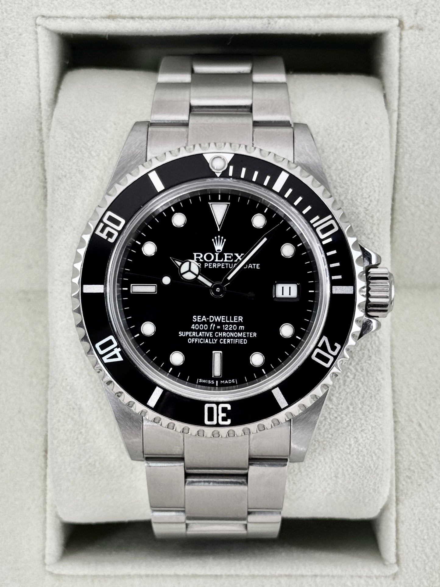 2007 Rolex Sea-Dweller 40mm 16600 Stainless Steel Black Dial (Collectors Set)