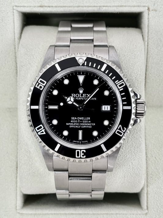 2007 Rolex Sea-Dweller 40mm 16600 Stainless Steel Black Dial (Collectors Set)