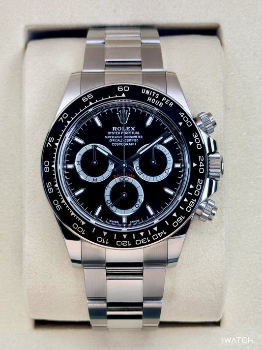 2025 Rolex Daytona 40mm 126500LN Stainless Steel Black Dial - MyWatchLLC