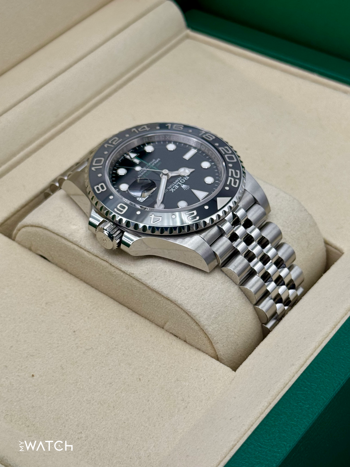 NEW 2025 Rolex GMT-Master II "Bruce Wayne" 40mm 126710GRNR Jubilee - MyWatchLLC