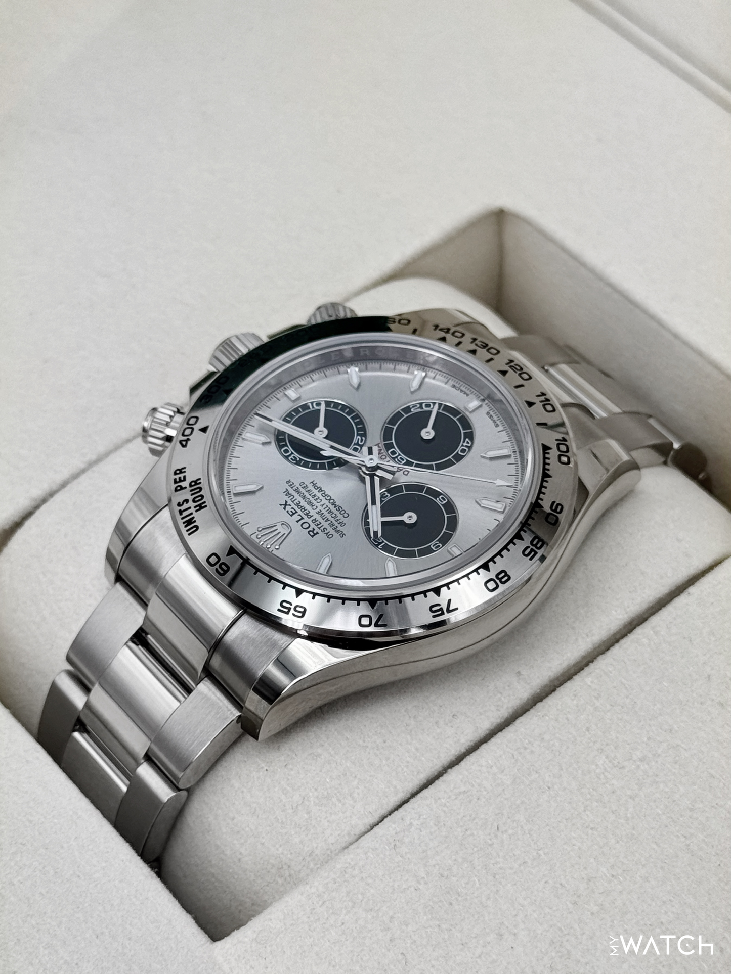 NEW 2025 Rolex Daytona 40mm 126509 White Gold Silver Ghost Dial (STICKERED)