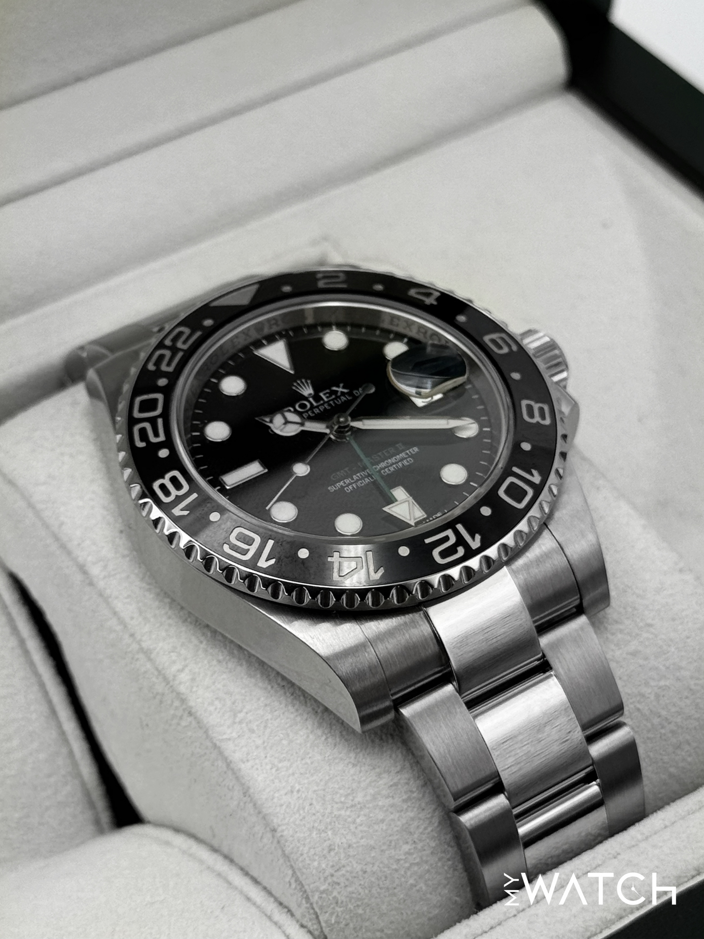 2013 Rolex GMT-Master II 40mm 116710LN Stainless Steel Black Dial