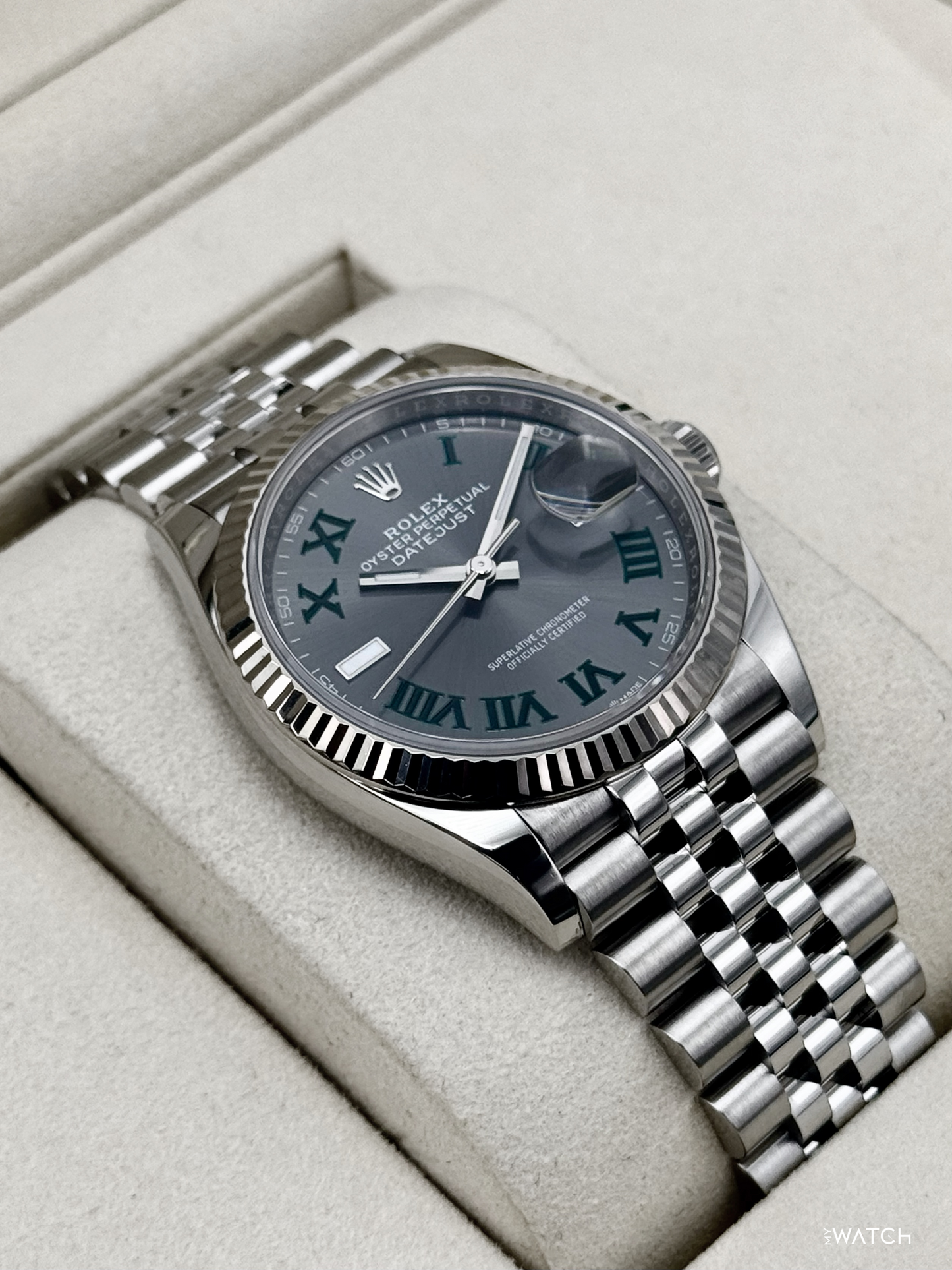 2025 Rolex Datejust 36mm 126234 Jubilee Wimbledon Dial - MyWatchLLC