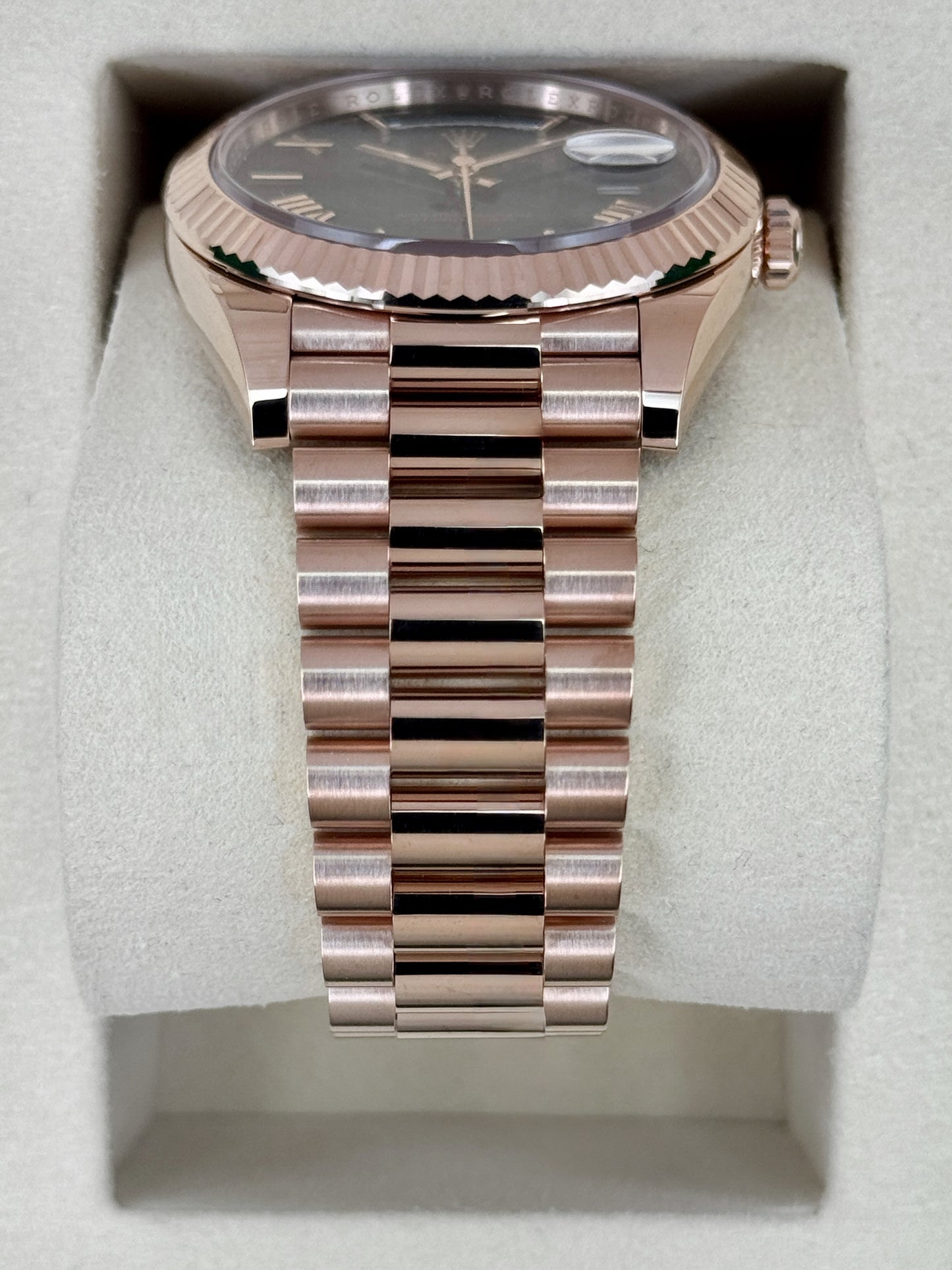 2026 Rolex Day-Date 40mm 228235 Presidential Slate Ombre Dial